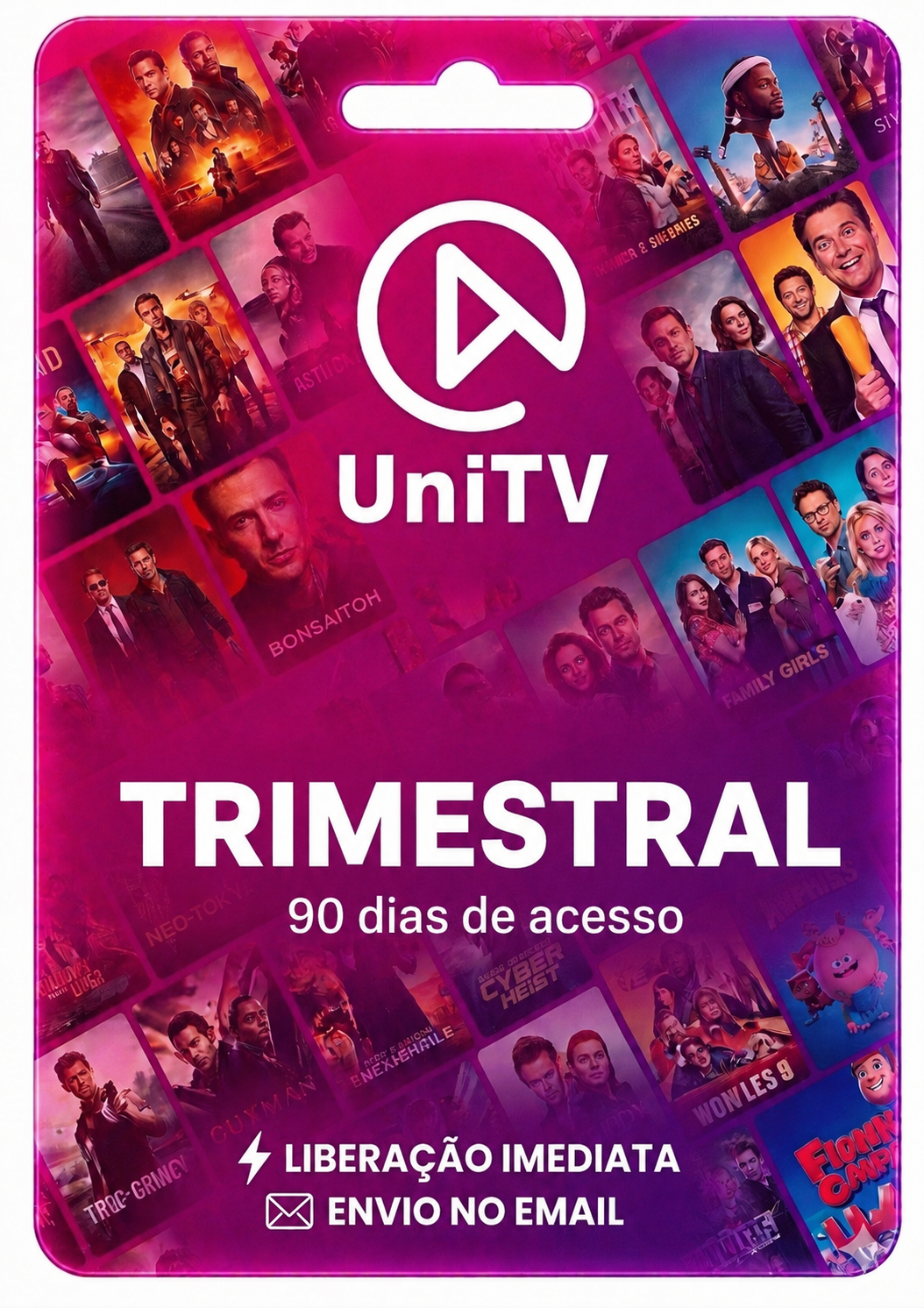 Recarga UniTV 90 Dias